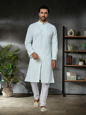 Designer Function Wear Heavy Kurta Pajama 1