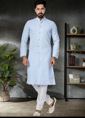 Designer Function Wear Heavy Kurta Pajama 1
