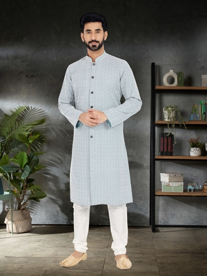 Designer Function Wear Heavy Kurta Pajama 1