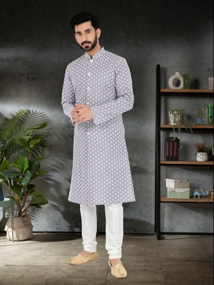 Designer Function Wear Heavy Kurta Pajama 1