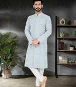 Designer Function Wear Heavy Kurta Pajama