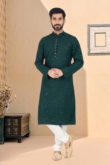 Designer Function Wear Heavy Kurta Pajama