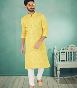 Designer Function Wear Heavy Kurta Pajama