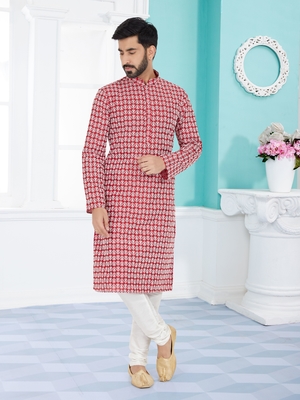 Designer Function Wear Heavy Kurta Pajama 1
