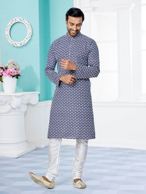 Designer Function Wear Heavy Kurta Pajama 1