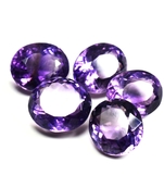 Natural Amethyst at Wholesale Rate 6.25 Ratti 5.68 Carat Oval Shape                          Loose Gemstone 1 Piece