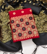 Red Banarasi Banarasi Salwar