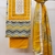 Mustard printed cotton salwar