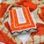 Orange printed cotton salwar