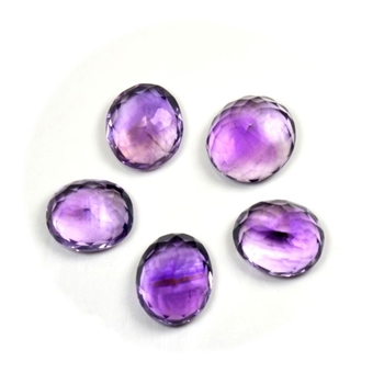 Natural Amethyst at Wholesale Rate 2.25 Ratti 2.04 Carat Oval Shape                          Loose Gemstone 1 Piece 2