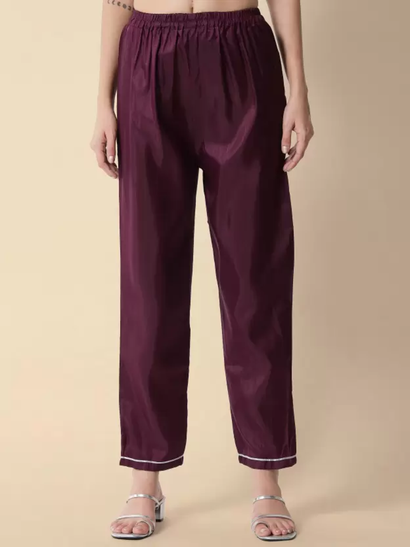 Embroidered Kurta With Trousers & Dupatta Set With Cotton Fabric