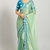 Brasso Fabric Saree with Heavy Embroidery Sequins Work Lace With Sequins work Blouse