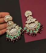 Purple danglers-drops