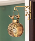 Trinity Craft Iron Antique 2 Bird Handi Hanging T-Light Holder With Hook |Table Decor | Wall Decor | Table showpiece