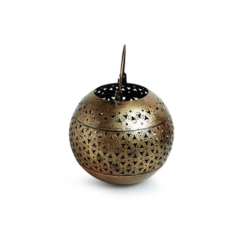 Trinity Craft Iron Antique Big Handi Hanging Tea-Light Holder | Table Decor | Wall Decor | Table Home Showpiece 2