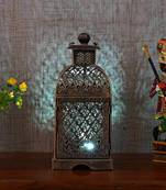 Trinity Craft Iron Small Jaisalmeri Jazmin Mehrab Diya Candle Lantern T-Light Holder | Table Decor | Table Showpiece