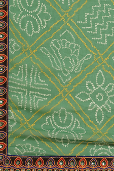 Yellow embroidered georgette saree with blouse