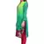 Aqua Georgette Printed Kurti