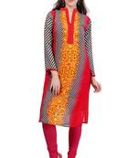 Multi Colour Georgette Printed Kurti