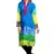 Blue Georgette Printed Kurti