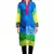 Blue Georgette Printed Kurti