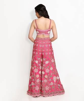 Pink Lovebirds Palazzo Set 4