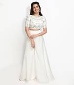 White Daffodil Palazzo Set