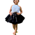 Aglare frock. Tutu skirt. Beautiful flower Top beautiful design Three line. Tutu skirt, layered Skirt and Top.Black