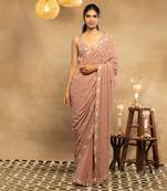 Pink Zoya Saree Set
