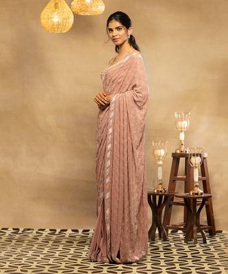 Pink Zoya Saree Set 2