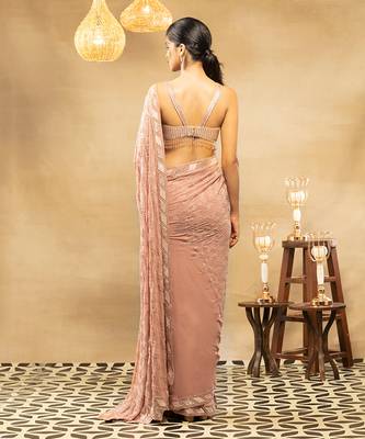 Pink Zoya Saree Set 3