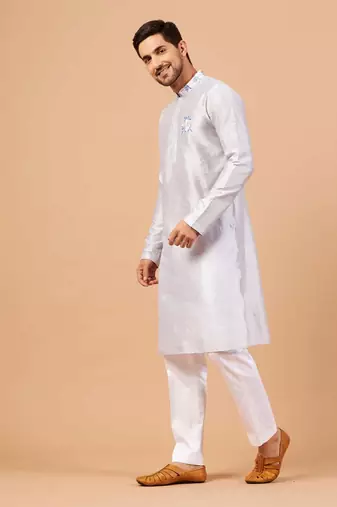 White Manatee Basik Kurta