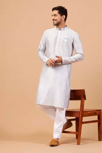 White Manatee Basik Kurta
