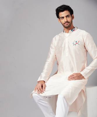 White Gajanan Basik Kurta 2