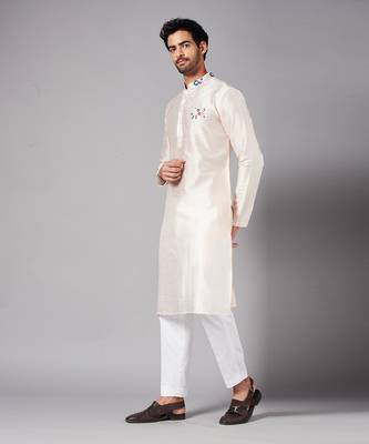 White Gajanan Basik Kurta 7