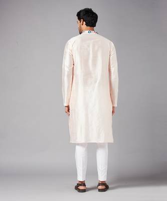 White Gajanan Basik Kurta 8
