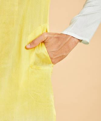 Lahza Yellow Ombre Kurta 6