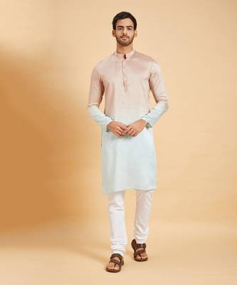 Peach Glidden Ombre Kurta 1