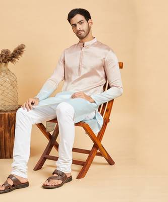Peach Glidden Ombre Kurta 2