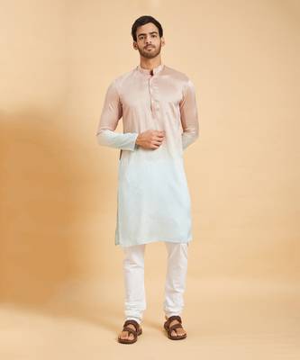Peach Glidden Ombre Kurta 3