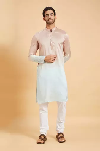 Peach Glidden Ombre Kurta
