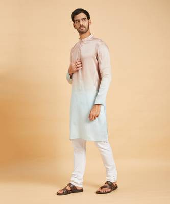 Peach Glidden Ombre Kurta 4