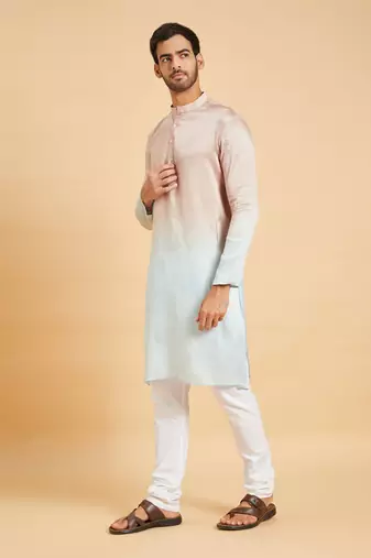Peach Glidden Ombre Kurta