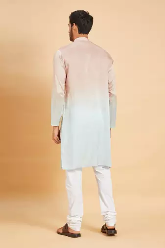 Peach Glidden Ombre Kurta