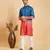 Blue & Red Radical Marino Kurta