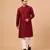 Maroon Plain Kurta