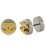 Chanel Silver Single Stud Earring for Men