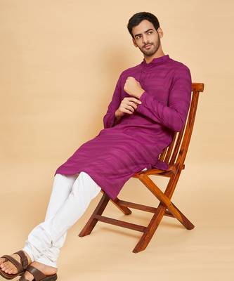 Wine Rimso Basik Kurta Set 2