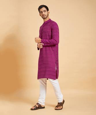 Wine Rimso Basik Kurta Set 4