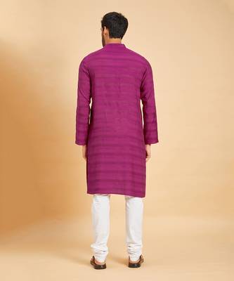 Wine Rimso Basik Kurta Set 8
